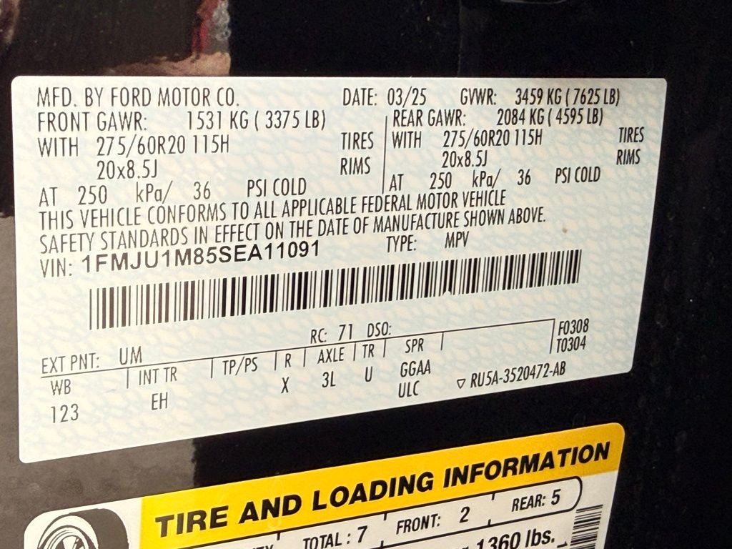 2025 Ford Expedition Platinum 4WD