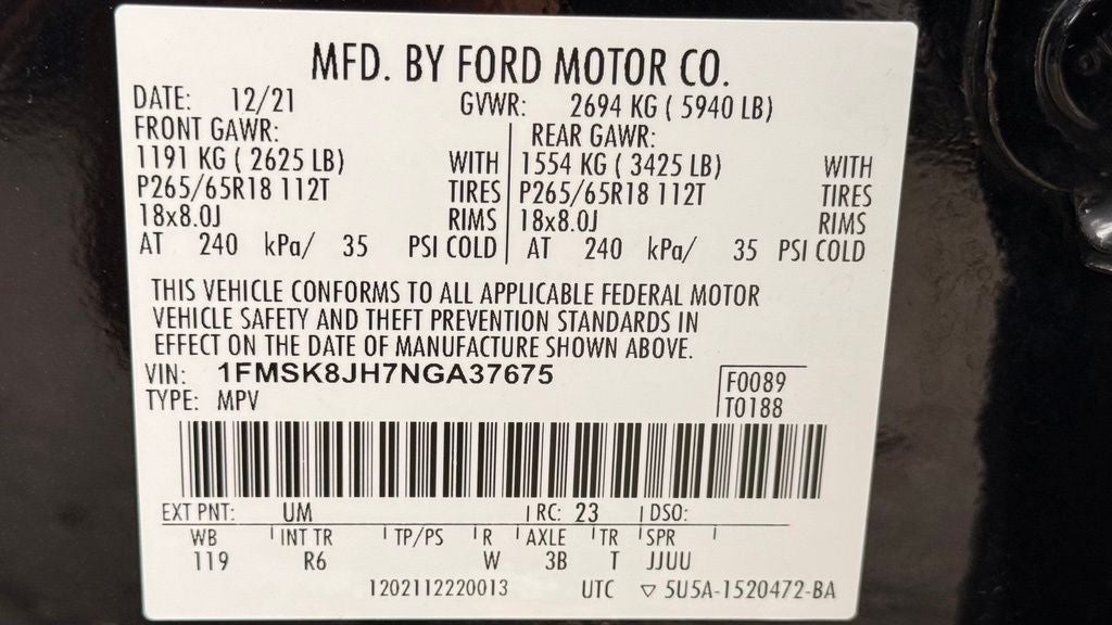 2022 Ford Explorer Timberline