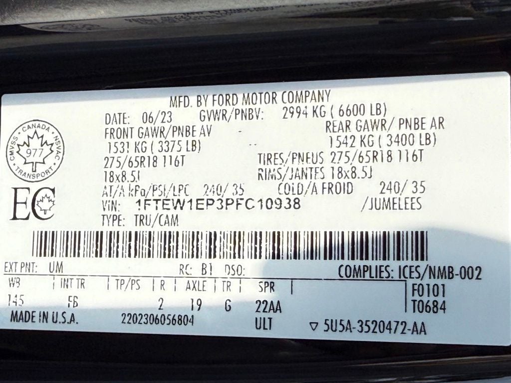 2023 Ford F-150 XLT 4WD