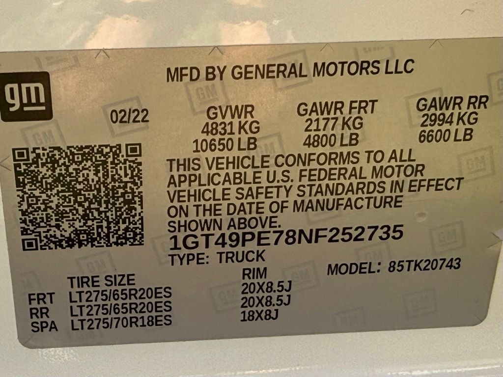2022 GMC Sierra 2500HD AT4 ONE OWNER CLEAN CARFAX
