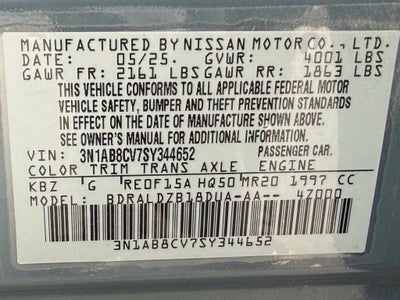 2025 Nissan Sentra SV - CLEAN CARFAX / ONE OWNER