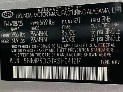 2025 Hyundai Santa Fe Hybrid Limited