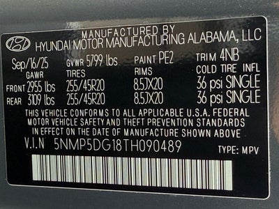 2026 Hyundai Santa Fe Hybrid Calligraphy