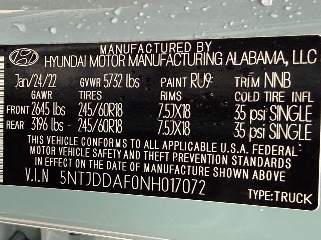 2022 Hyundai Santa Cruz SEL Premium