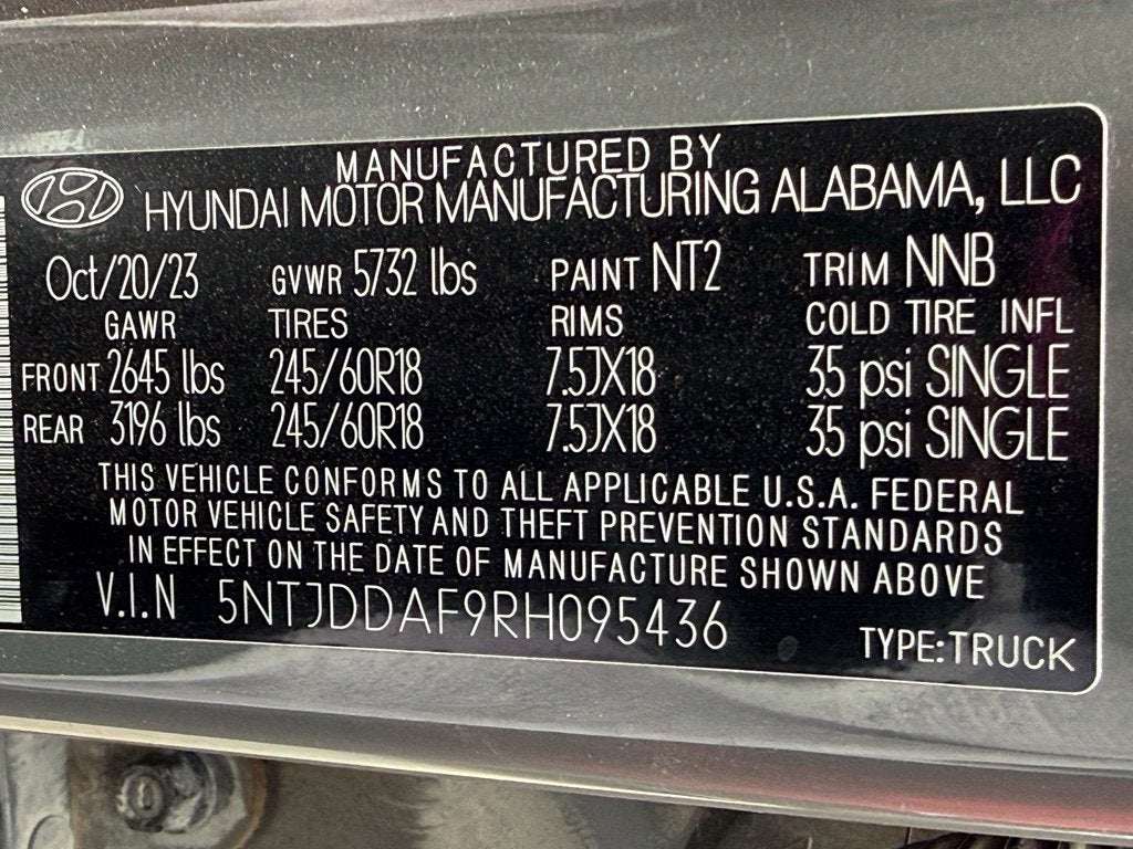 2024 Hyundai Santa Cruz XRT - HYUNDAI CPO / AWD / SUNROOF / CLEAN CARFAX