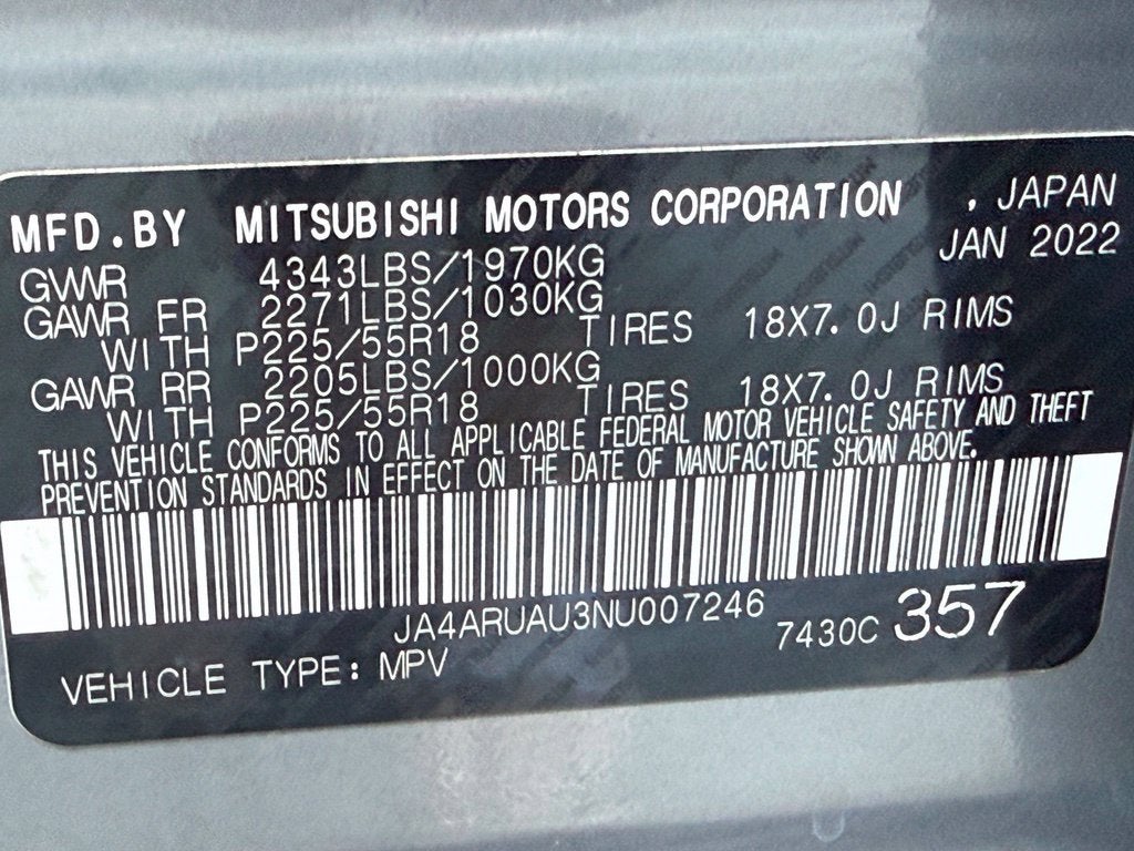 2022 Mitsubishi Outlander Sport 2.0 SE - 4WD / CLEAN CARFAX