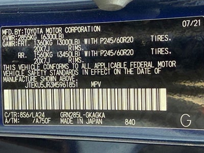 2021 Toyota 4Runner Limited