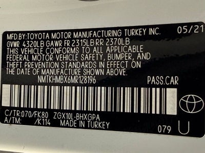 2021 Toyota C-HR XLE