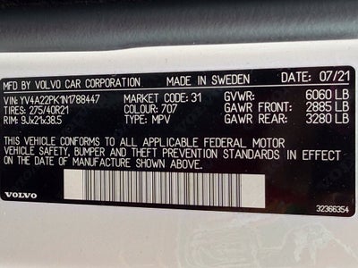2022 Volvo XC90 T6 Momentum - AWD / PANORAMIC SUNROOF / ONE OWNER