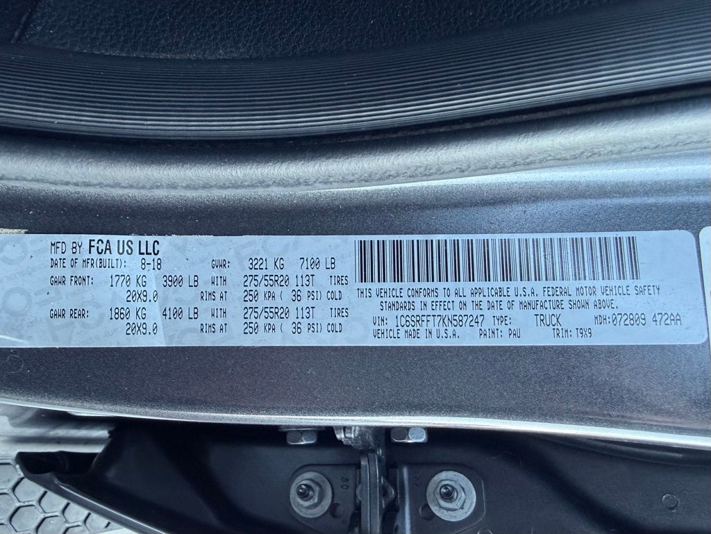 2019 RAM 1500 Big Horn/Lone Star