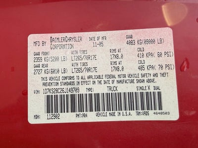 2006 Dodge Ram 2500 SLT