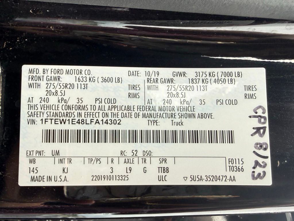 2020 Ford F-150 King Ranch