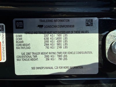 2022 Chevrolet Tahoe LT