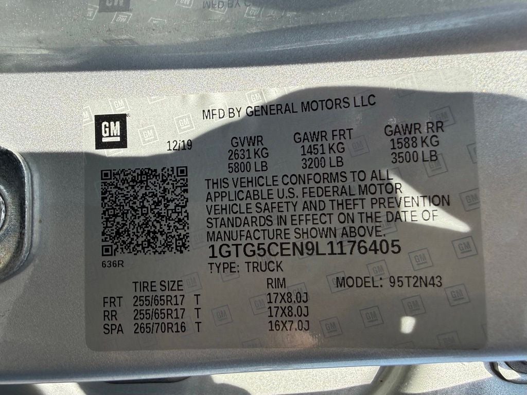 2020 GMC Canyon SLE1
