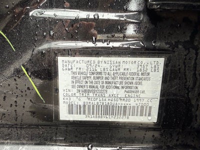 2025 Nissan Sentra S 1 OWNER CLEAN CARFAX