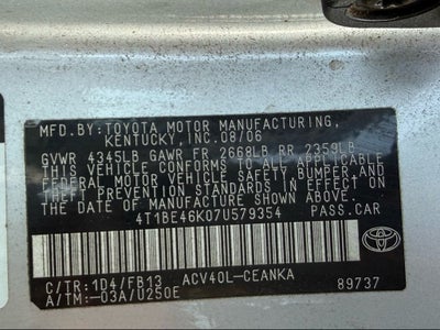 2007 Toyota Camry LE