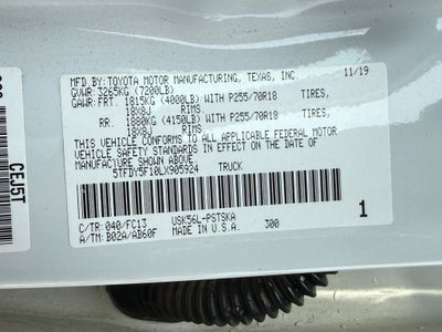 2020 Toyota Tundra SR5