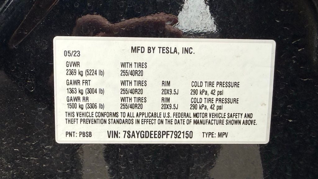 2023 Tesla Model Y Long Range