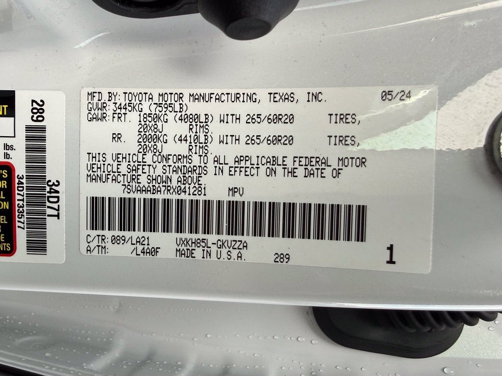 2024 Toyota Sequoia Platinum
