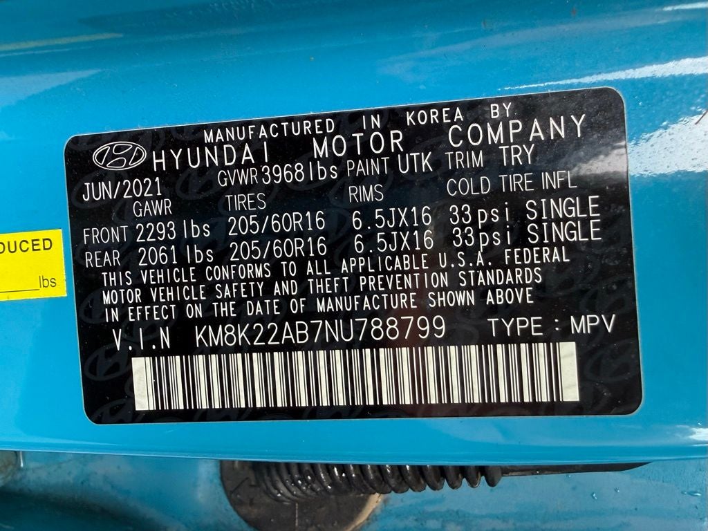 2022 Hyundai Kona SE