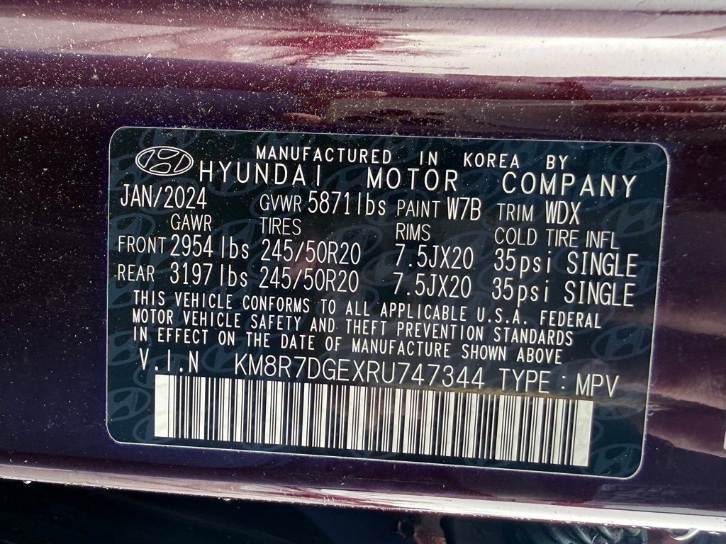 2024 Hyundai Palisade Calligraphy