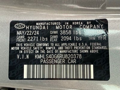 2024 Hyundai Elantra SEL convenience pack