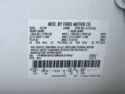 2021 Ford Explorer Platinum