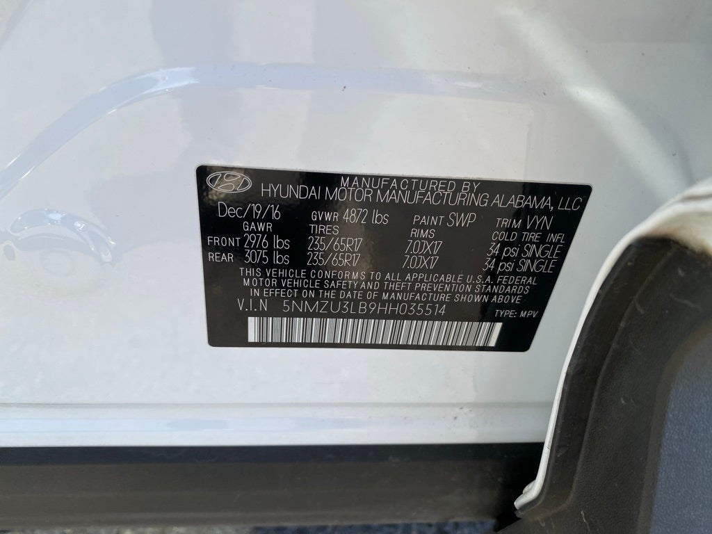 2017 Hyundai Santa Fe Sport 2.4 Base