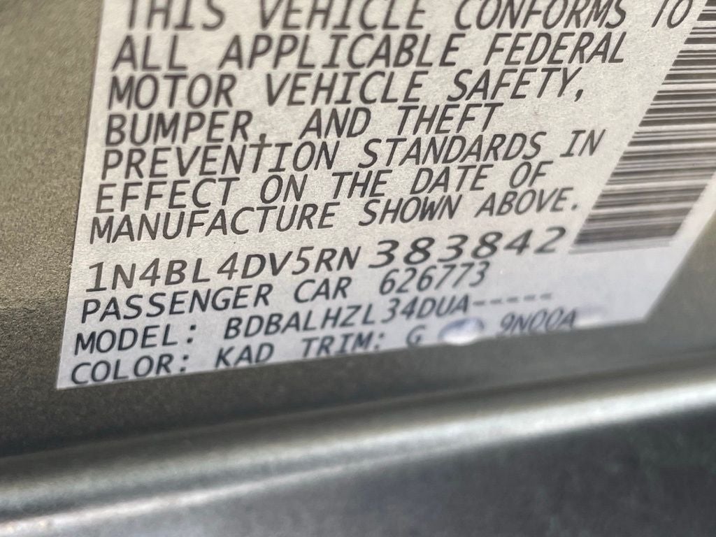 2024 Nissan Altima 2.5 SV