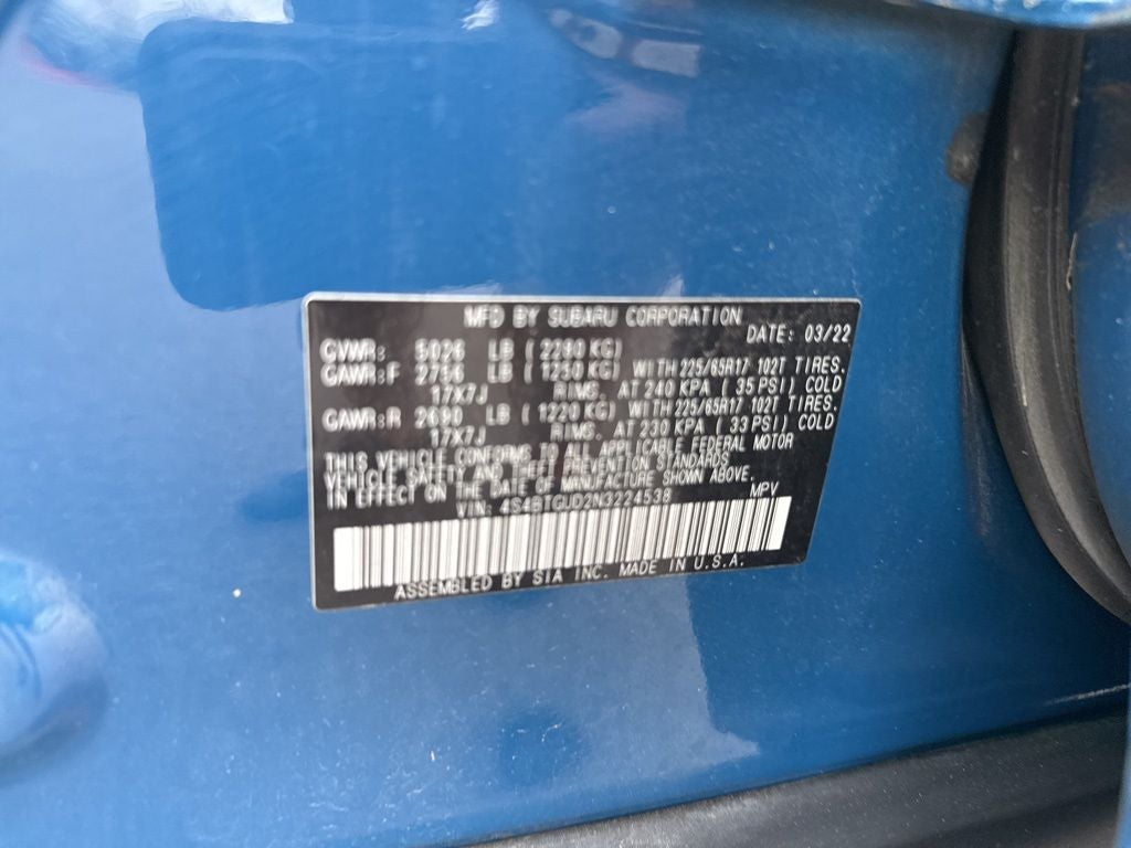 2022 Subaru Outback Wilderness