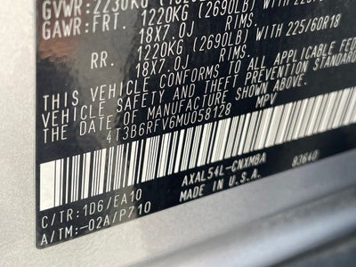 2021 Toyota RAV4 Hybrid XLE Premium
