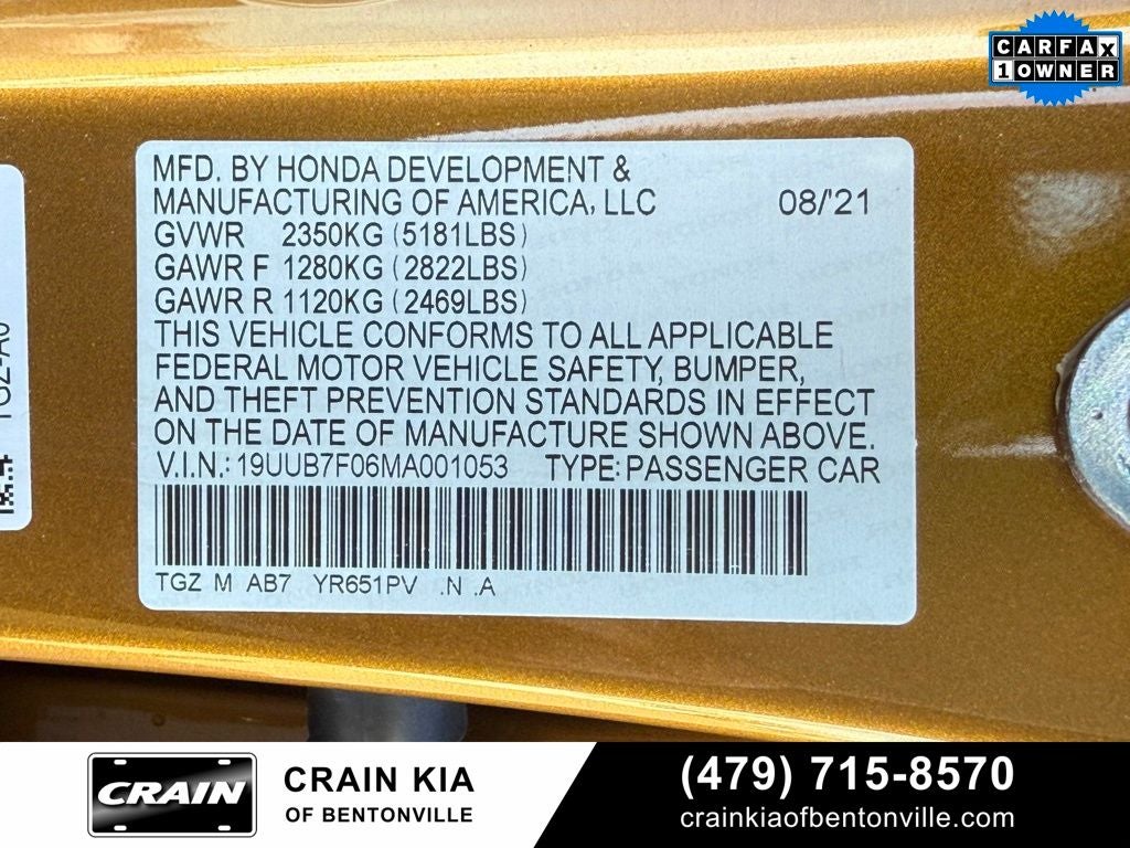 2021 Acura TLX Type S SH-AWD