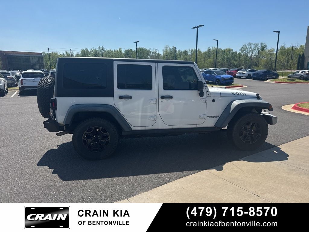 2016 Jeep Wrangler Unlimited Willys - 4WD / CLEAN CARFAX