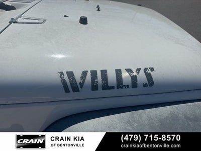 2016 Jeep Wrangler Unlimited Willys - 4WD / CLEAN CARFAX