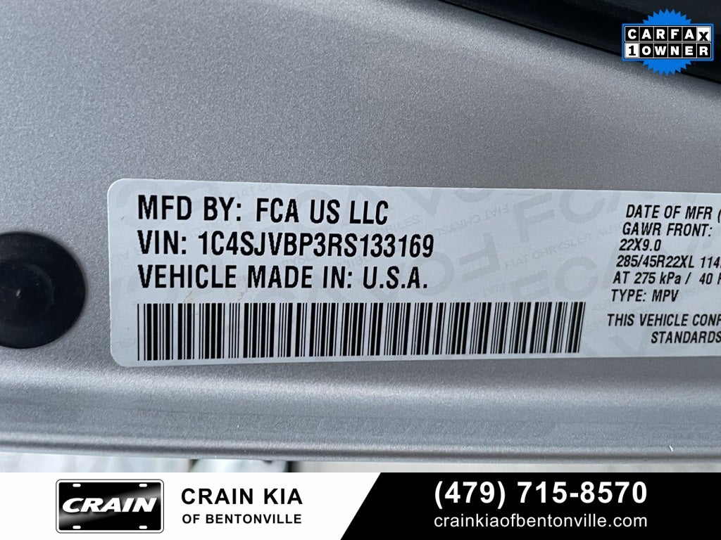 2024 Jeep Wagoneer Series II - CARBIDE EDITION / 4WD / PANO ROOF / ONE OWNER