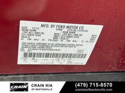 2017 Ford Explorer Limited - CLEAN CARFAX / LEATHER