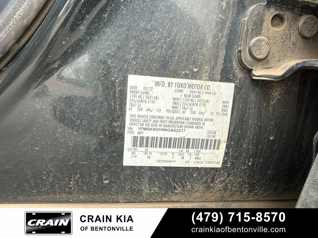 2022 Ford Explorer XLT - 4WD / PANORAMIC SUNROOF / CLEAN CARFAX