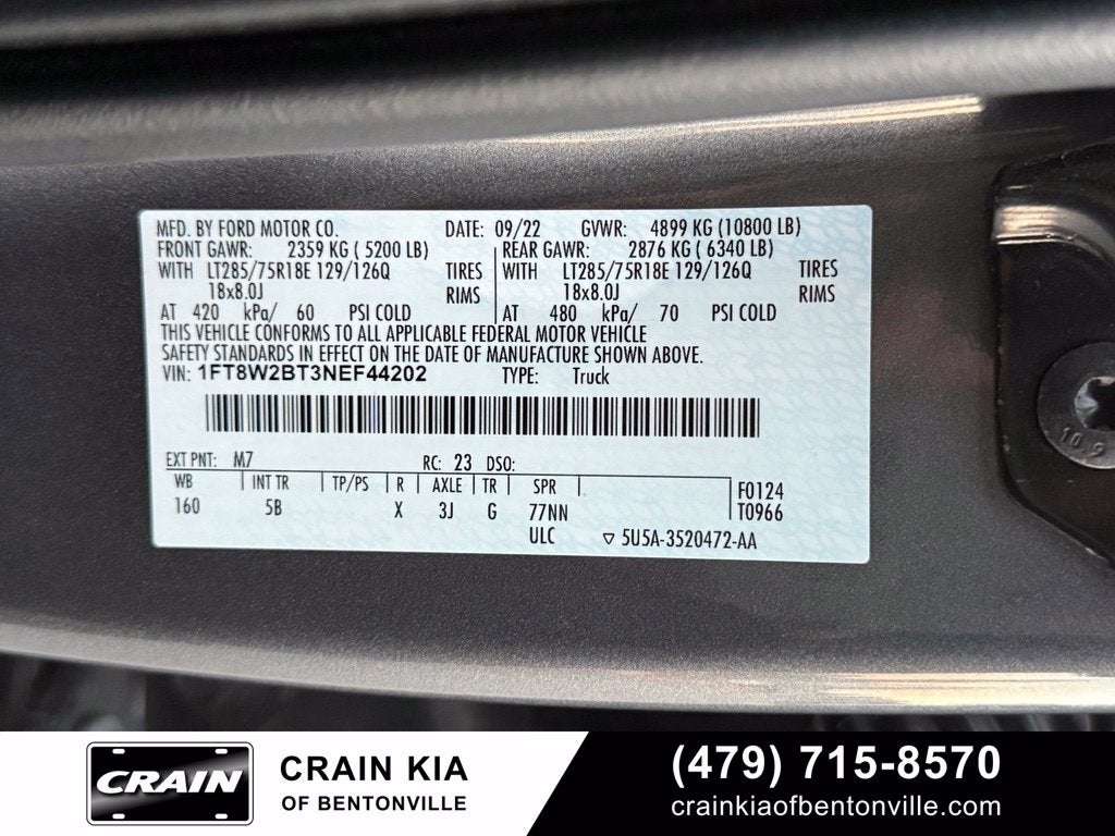 2022 Ford F-250SD Lariat Ultimate - 4WD / PANORAMIC SUNROOF