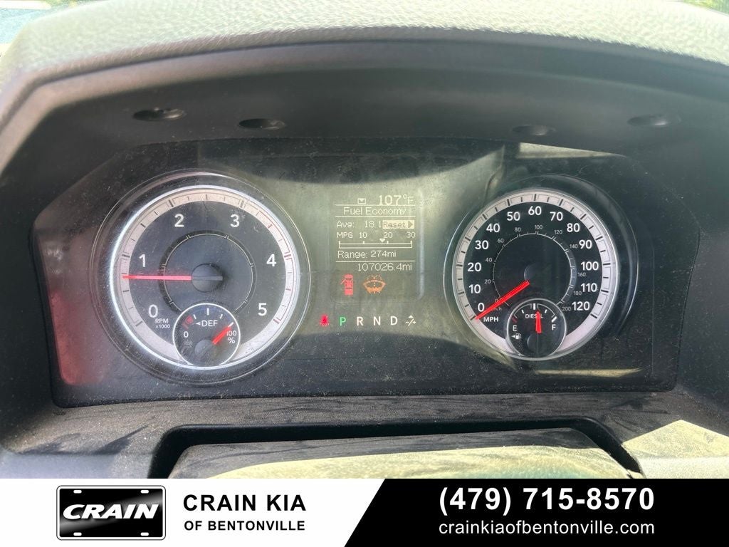 2018 RAM 3500 Tradesman - 4WD / CLEAN CARFAX / DIESEL - FLAT BED