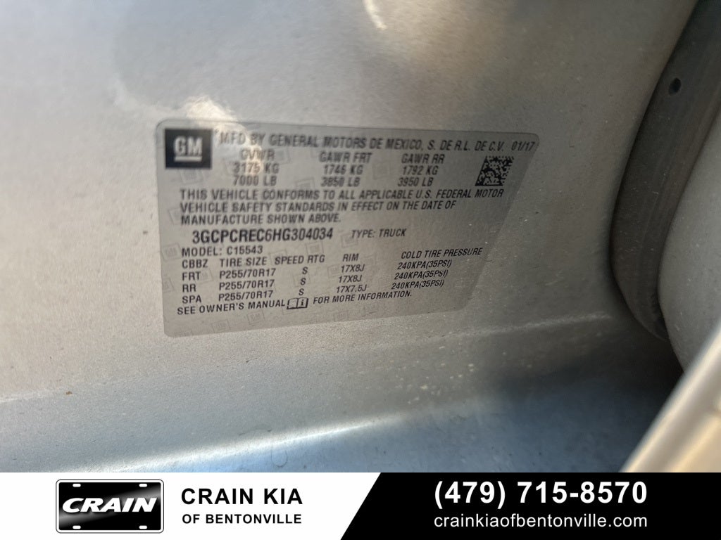 2017 Chevrolet Silverado 1500 LT - WHOLESALE / AS-IS