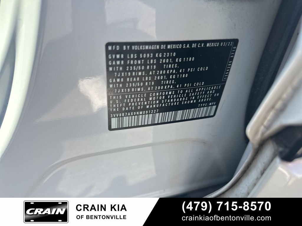 2022 Volkswagen Tiguan 2.0T SE R-Line Black - AWD / SUNROOF / CARFAX ONE OWNER