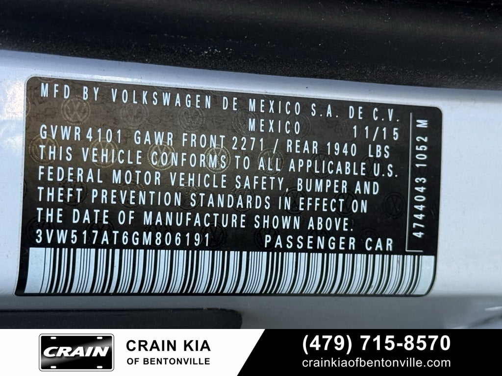 2016 Volkswagen Beetle 1.8T S