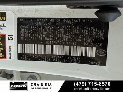 2023 Toyota Camry LE - CLEAN CARFAX / ONE OWNER