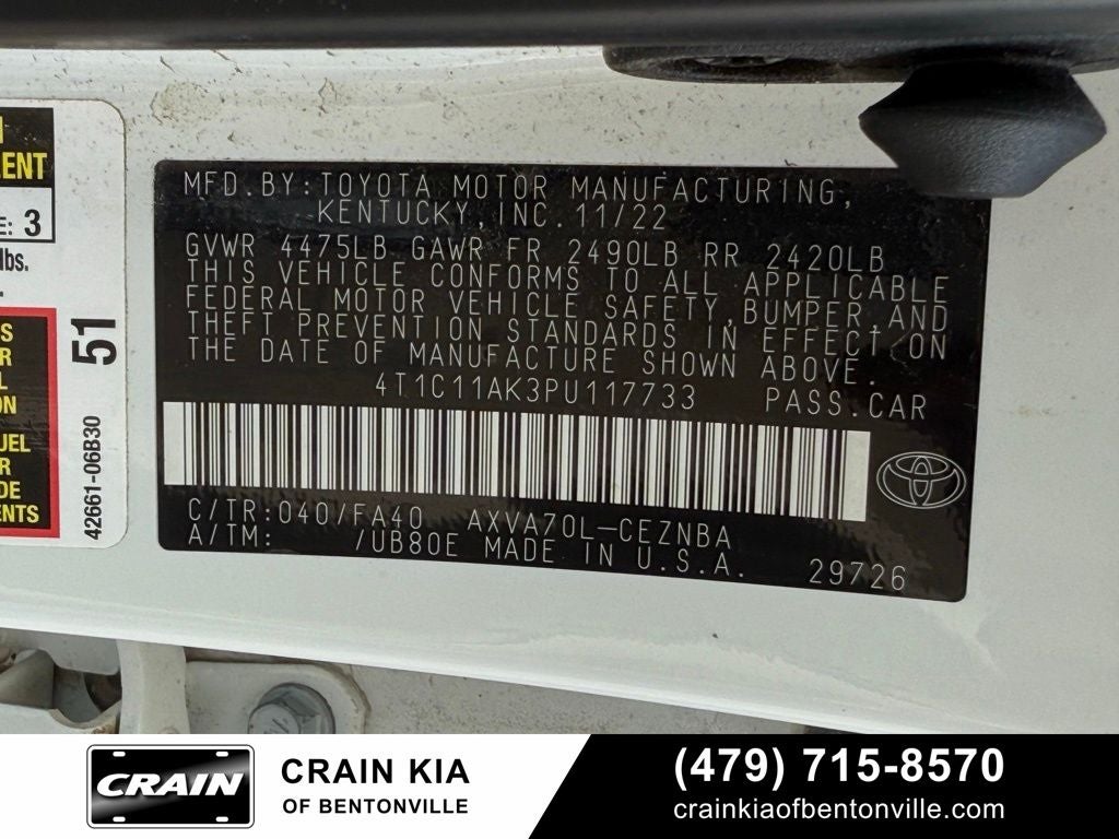 2023 Toyota Camry LE - CLEAN CARFAX / ONE OWNER