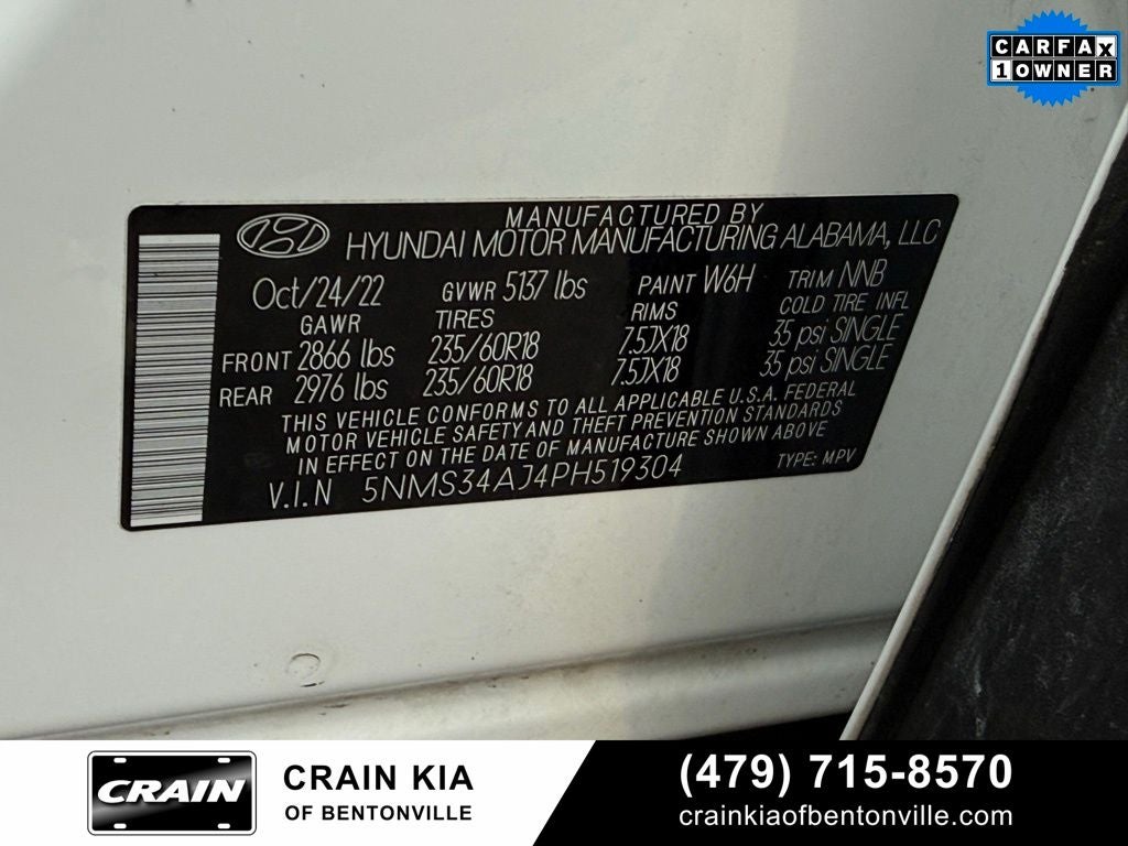 2023 Hyundai Santa Fe SEL - PANORAMIC SUNROOF / CLEAN CARFAX / ONE OWNER