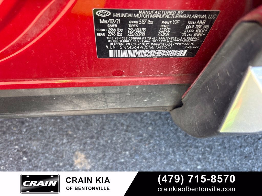 2021 Hyundai Santa Fe SEL - CLEAN CARFAX