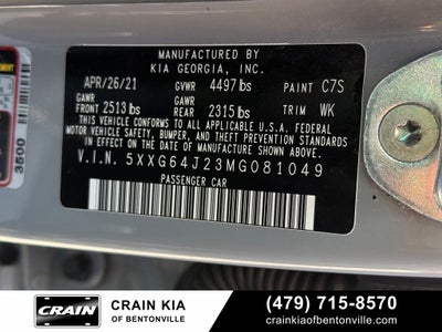2021 Kia K5 GT-Line - AWD / CLEAN CARFAX / ONE OWNER