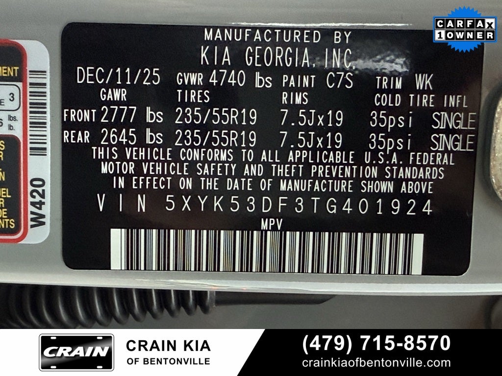 2026 Kia Sportage SX-Prestige - KIA CPO / PANORAMIC SUNROOF / ONE OWNER