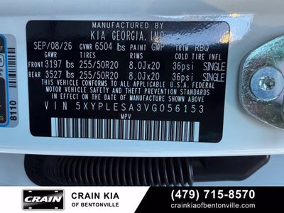 2027 Kia Telluride Hybrid SX Prestige - KIA CPO / AWD / DUAL SUNROOF