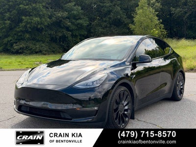 2022 Tesla Model Y Performance - AWD / CLEAN CARFAX / WHITE INTERIOR